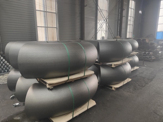 Astm A234 위피비 B16.9 Sch40 Cs 탄소 사람을 밀치고 나가는 힘 엉덩이는 앤티 러스트 그림을 용접했습니다