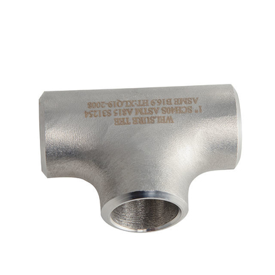 ISO9001 ASME 316 스테인리스강관은 똑같은 Tee DN65를 피팅을 합니다