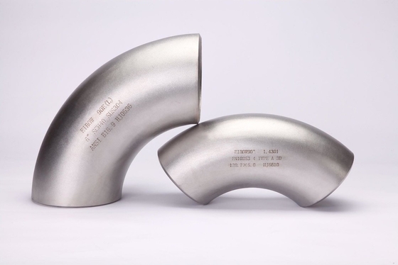 Astm A234 스테인레스 강 버트 접합 팔꿈치 일정 40 Asme B16.9