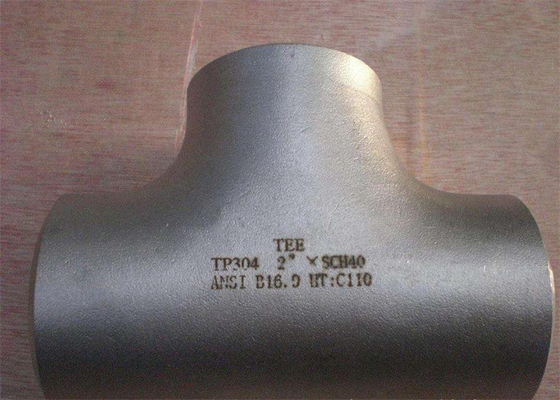 Asme B16.9 Sch40 탄소강 스트레이트 t자 Astm 234 위피비 엉덩이가 용접됩니다