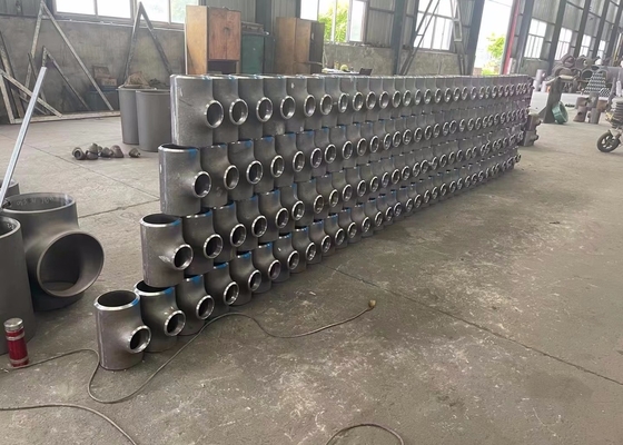 DIN2605 탄소강 Tee Astm A234 슈 80 엑스스 엑스스에 Sch160을 용접하기