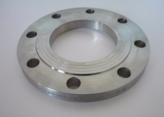 ASME Pn100 Dn100은 부낸표면 웰드 목에 탄소 강철 플랜지 평평한 하락을 만들었습니다