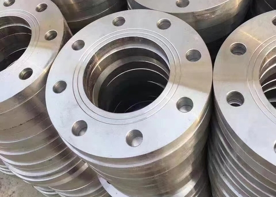 ASME Pn100 Dn100은 부낸표면 웰드 목에 탄소 강철 플랜지 평평한 하락을 만들었습니다
