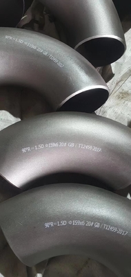 ISO 인증 탄소 강철 팔꿈치 Astm A234 Wpb 60도