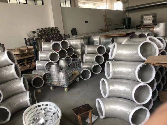 ASME A234 위피비 탄소강 짧은 반경 45 각도 엘보 SCH10 SCH20