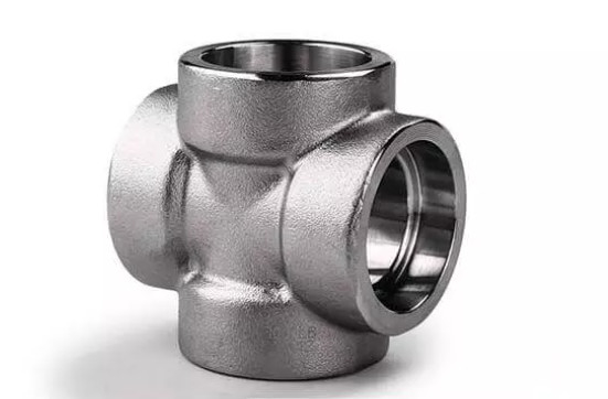 ASME B16.9 SS304 SS316 크로스 파이프 피팅 맞대기 용접 크로스 위조