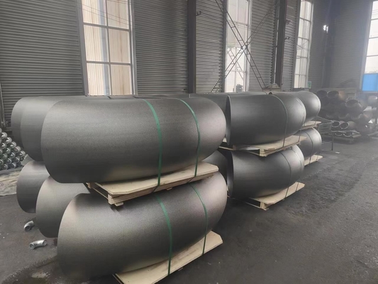 ASME A234 위피비 탄소강 짧은 반경 45 각도 엘보 SCH10 SCH20