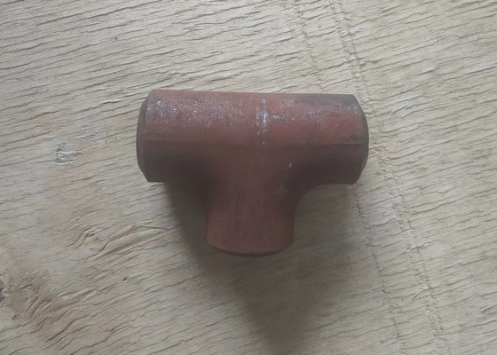ASME B16.9 탄소강 감소 티 Sch40 ASTM A234 Wpb 맞대기 용접 티