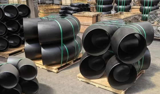 ASME B16.9 흑강관 팔꿈치 DN600-DN1800 SCH10 SCH20 STD SCH40 SCH80