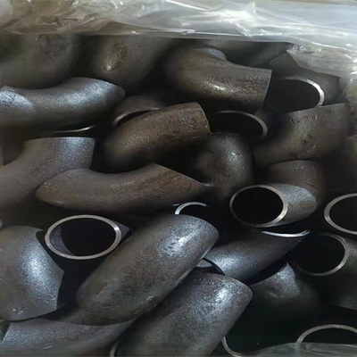 ASME 탄소강 90 각도 엘보 모래 블라스트 처리 ASME B16.9 180 도
