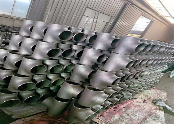 Asme B16.9 Sch40 탄소강 스트레이트 t자 Astm 234 위피비 엉덩이가 용접됩니다