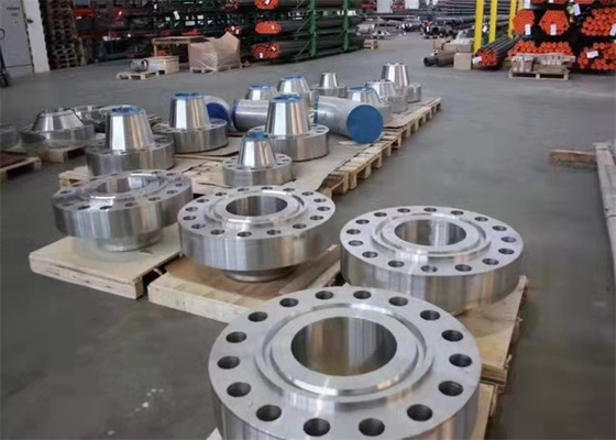 150LB 300LB 600LB ASME B16.5 플랜지 편평면 A105 투명한 래커