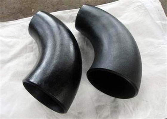 STD ANSI Sch40 CS 배관 엘보 긴 반경 짧은 반경 검정색