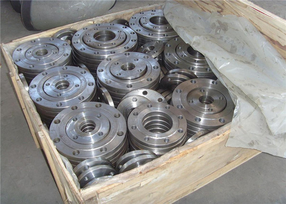 ASME Pn100 Dn100은 부낸표면 웰드 목에 탄소 강철 플랜지 평평한 하락을 만들었습니다