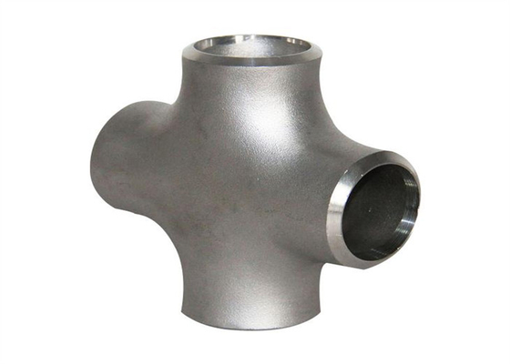 ASME B16.9 스테인레스 강 크로스 티 UNS32750 8 인치 엉덩이는 용접되었습니다