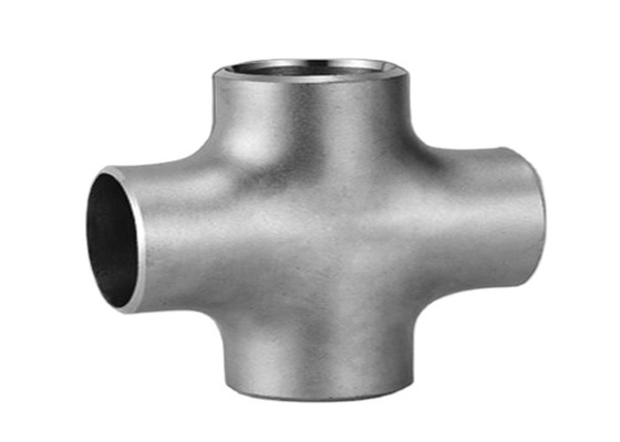 ASME B16.9 스테인레스 강 크로스 티 UNS32750 8 인치 엉덩이는 용접되었습니다