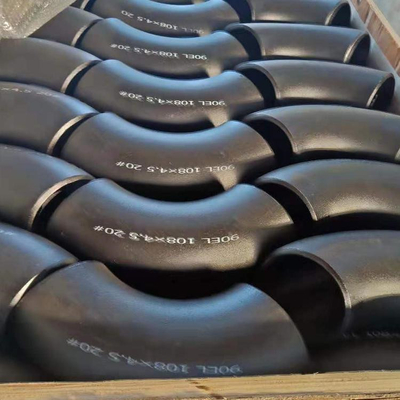 Astm A234 위피비 B16.9 Sch40 Cs 탄소 사람을 밀치고 나가는 힘 엉덩이는 앤티 러스트 그림을 용접했습니다